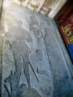 Sir William Chamberlayne 1462 and Lady Anne Brass Matrice